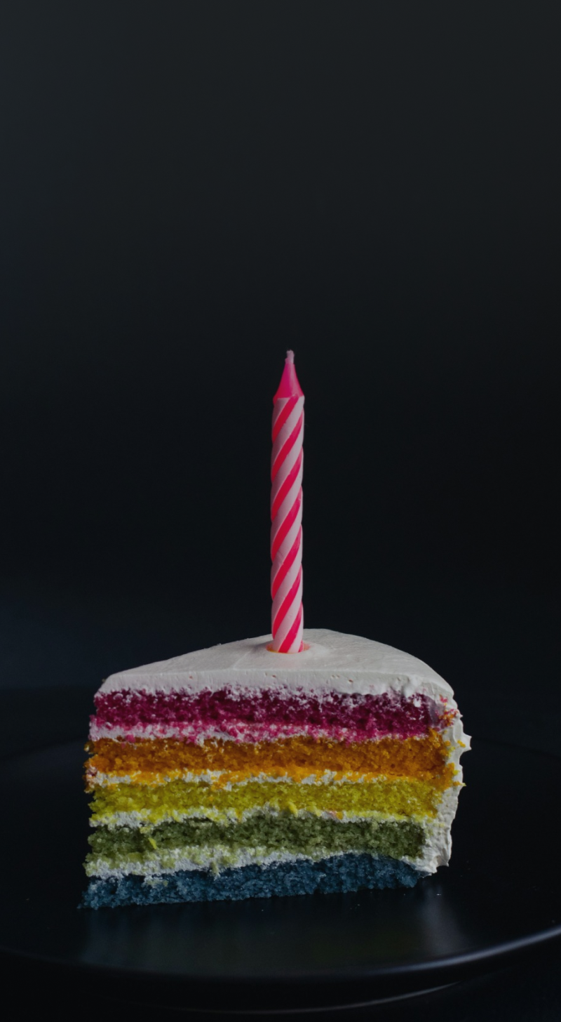 Birthday cake background